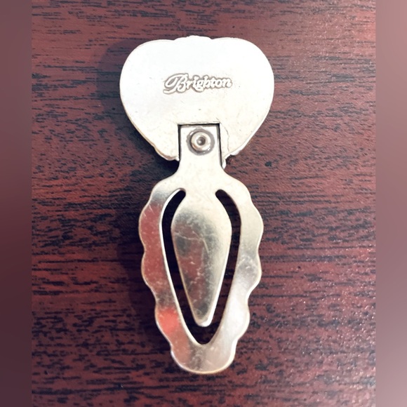 “BRIGHTON” SILVER HEART BOOK MARKER - Picture 5 of 5